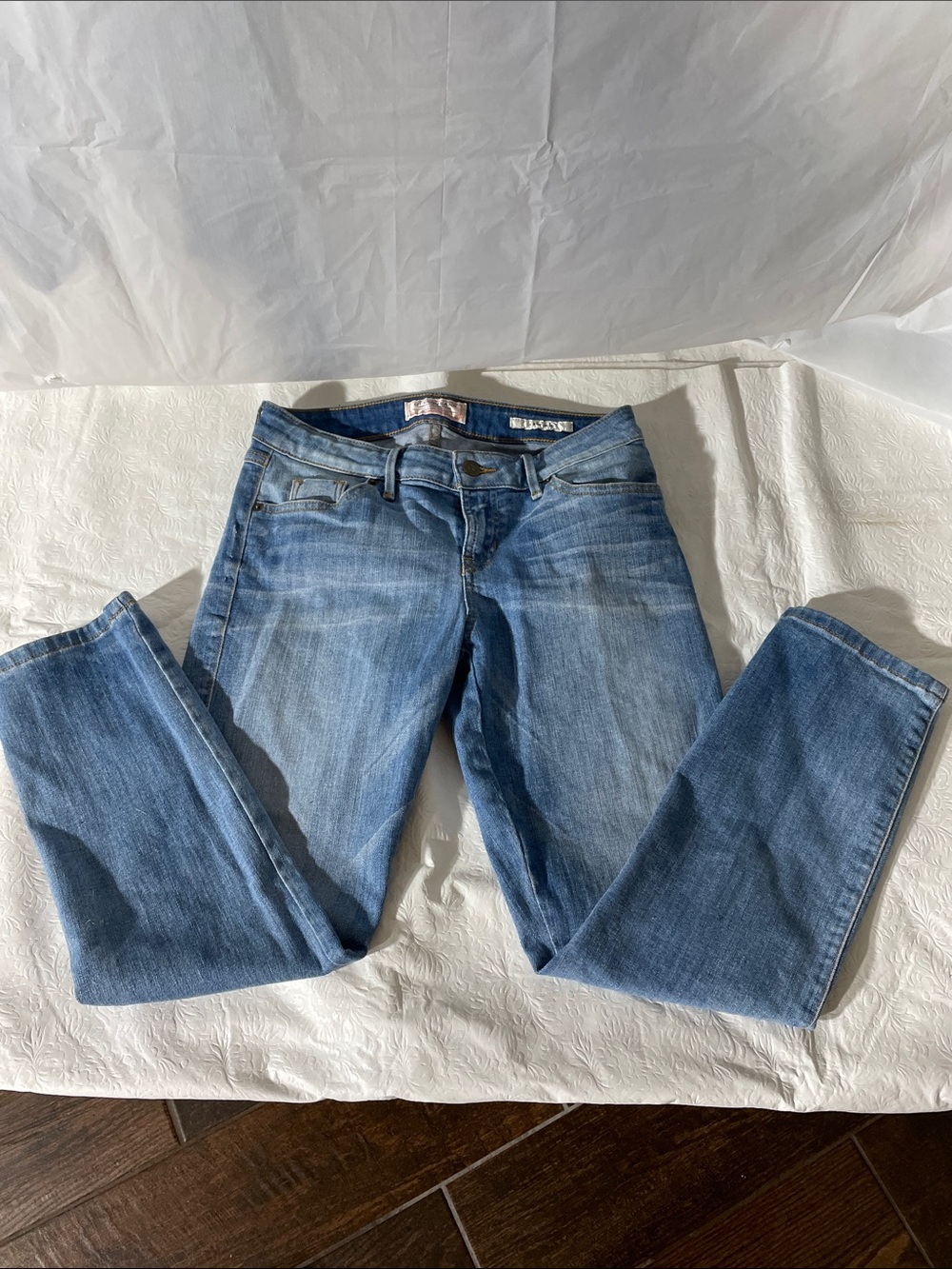 Guess Women's Bootcut Jeans in Light Blue Denim
